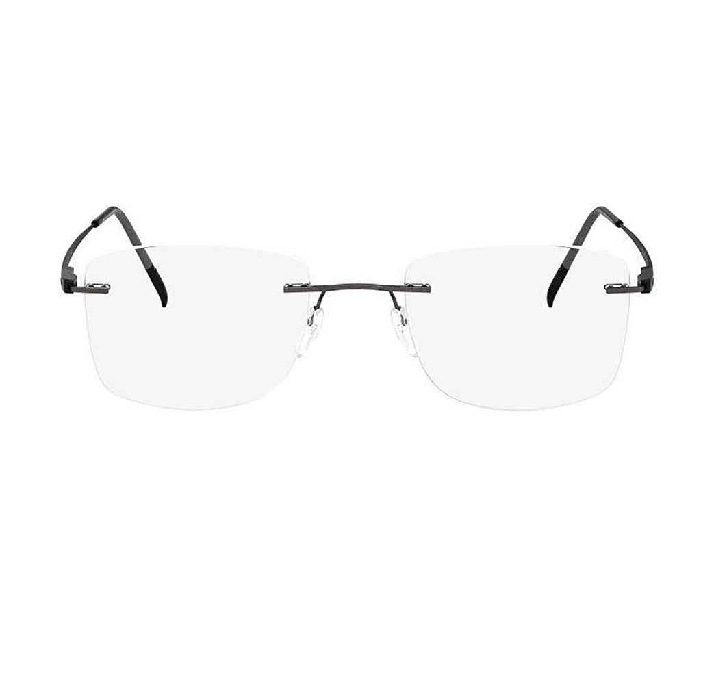 Silhouette Titanium Rimless Eyeglasses (5502 BS 6560), front view