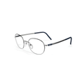 Silhouette Grooved Glazing Eyeglasses (5590 75 6560), angled side view