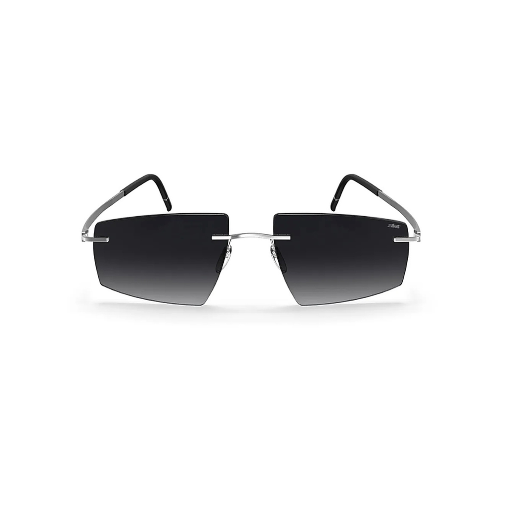 Silhouette Escondido Black Sunglasses (8747), front view