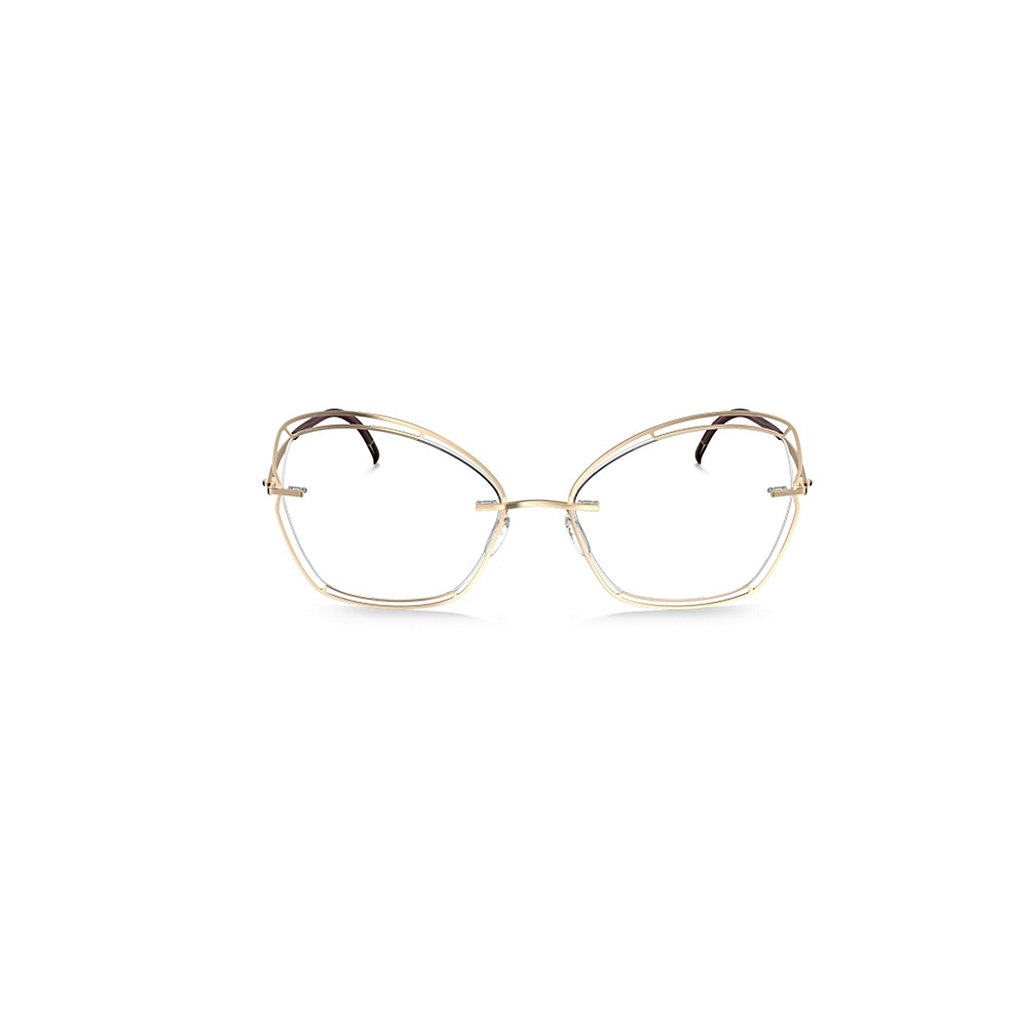 Silhouette Real Gold Eyeglasses (L005 75 7720), front view