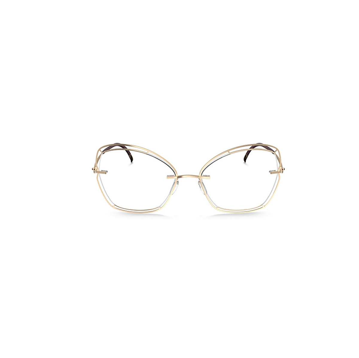 Silhouette Real Gold Eyeglasses (L005 75 7720), front view