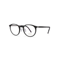 Silhouette Round Eyeglasses (L012 75 6500), angled side view