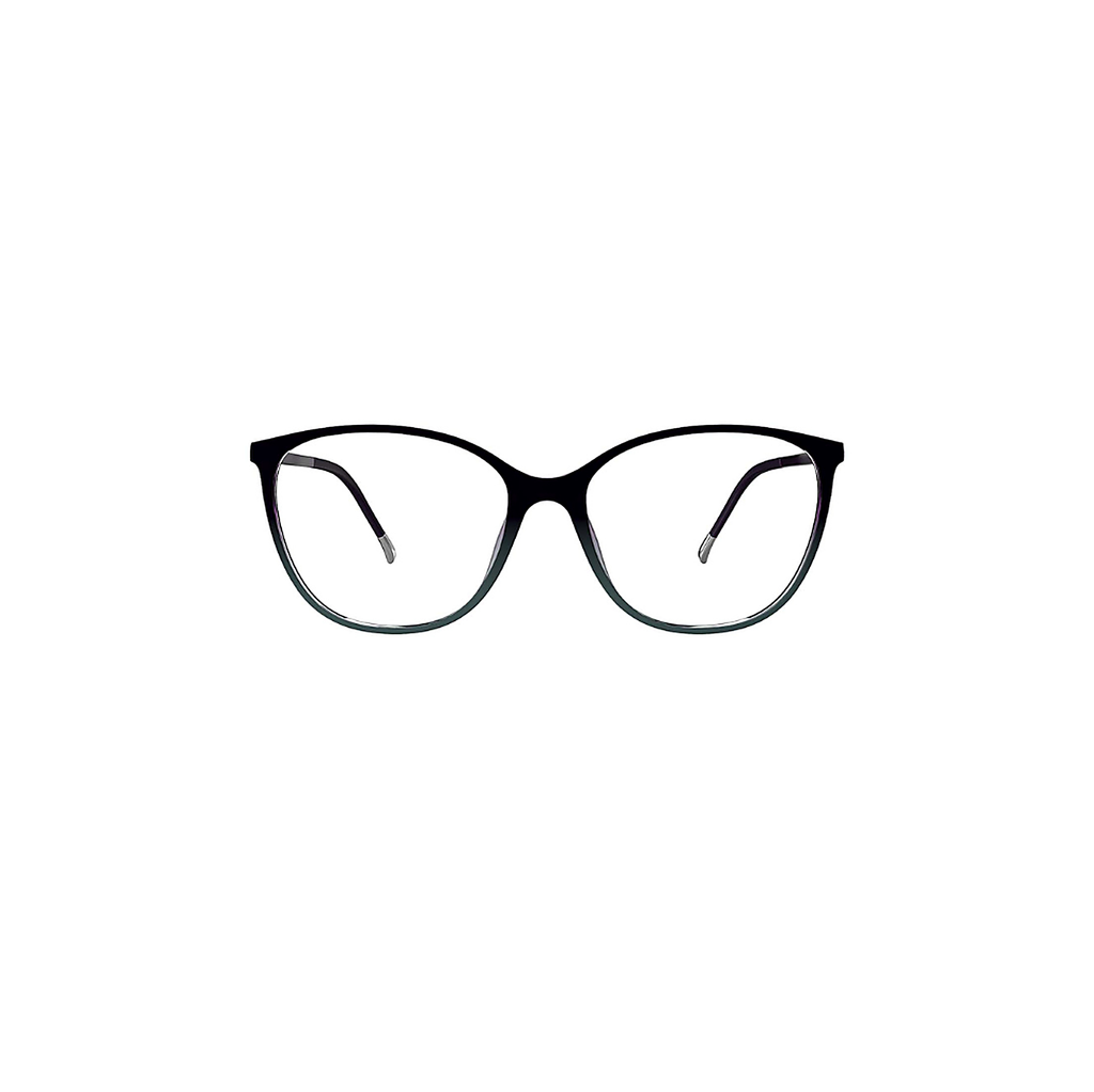 Silhouette Black Eyeglasses (SPX 1601), front view