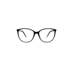 Silhouette Black Eyeglasses (SPX 1601), front view
