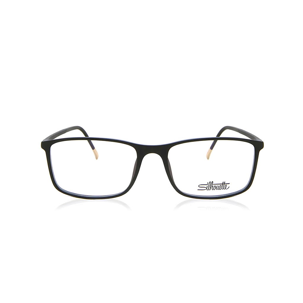 Silhouette Rectangular Eyeglasses (SPX 2934 75 9030), front view