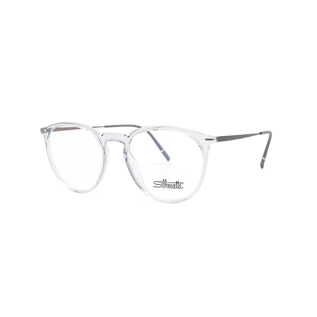 Silhouette Crystal Eyeglasses (SPX 2970 75 6660), angled side view