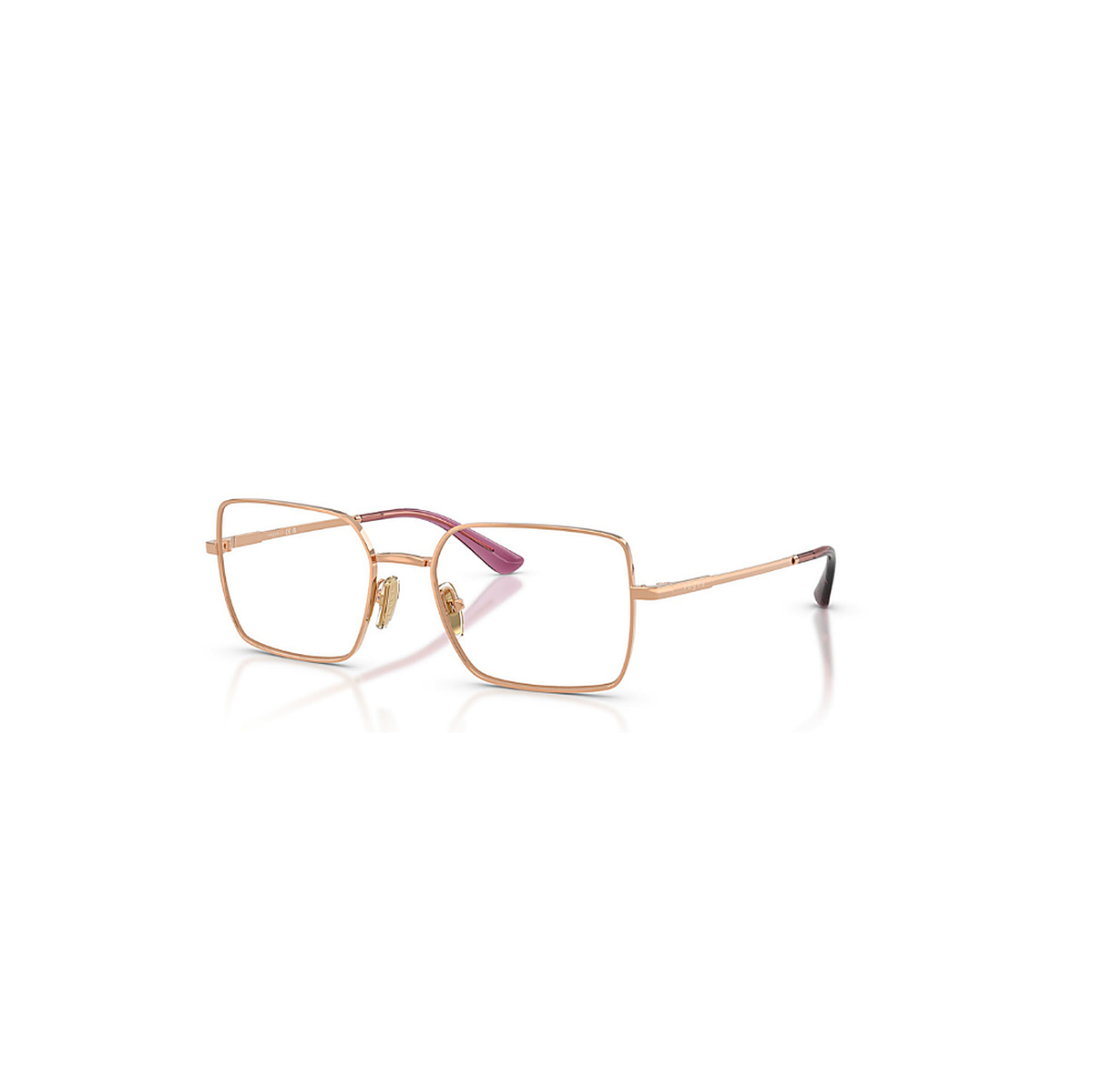 Vogue Eyewear Gold Eyeglasses (VO 4340 5152), angled side view