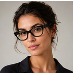 Vogue Eyewear Cat Eye Eyeglasses (VO 5604 W44) worn by a model