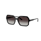 Vogue Eyewear Hexagonal Black Sunglasses (VO5696S), angled side view